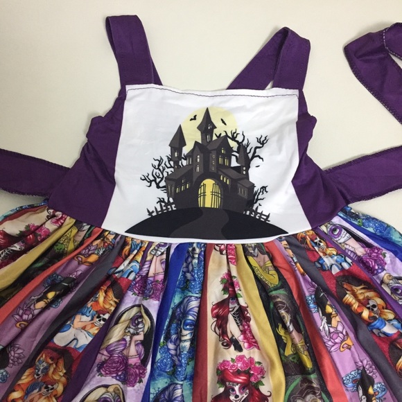 Princess Belle Ariel Aurora Halloween Twirl Dress - Picture 7 of 9